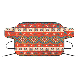 Geometric Native Navajo Print Car Windshield Snow Cover