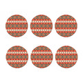 Geometric Native Navajo Print Coaster Set