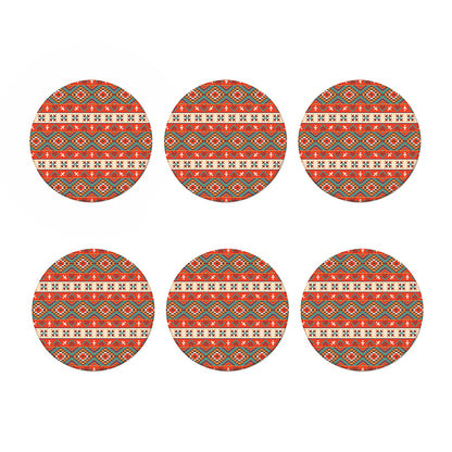 Geometric Native Navajo Print Coaster Set