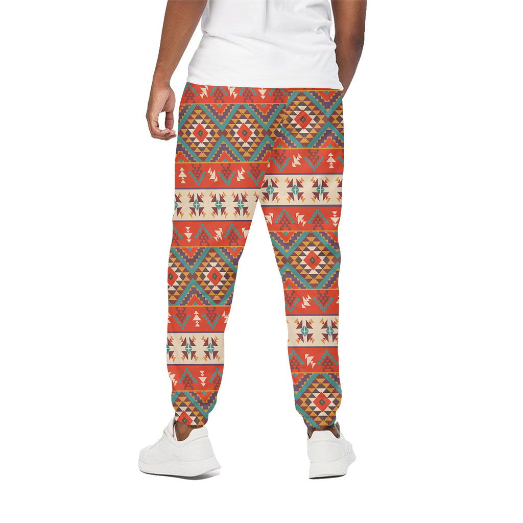 Geometric Native Navajo Print Cotton Pants