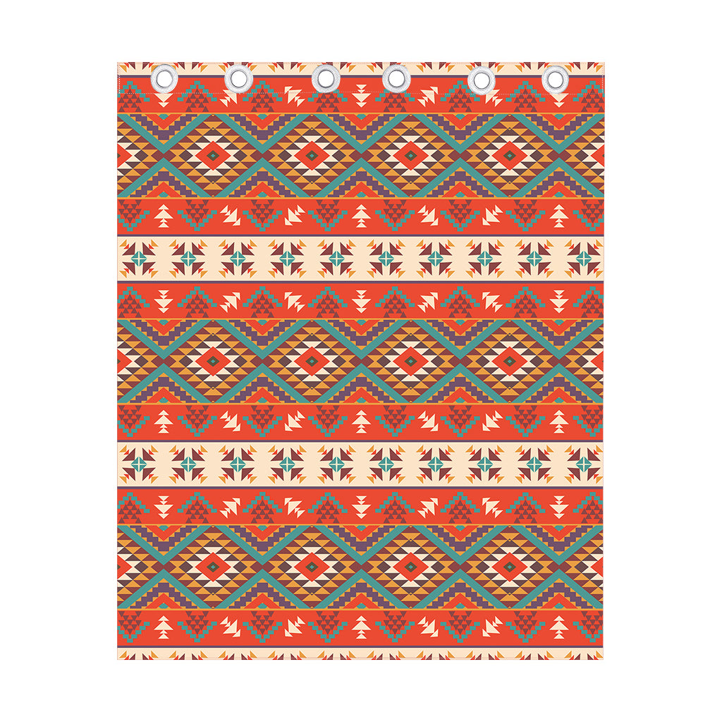 Geometric Native Navajo Print Curtain