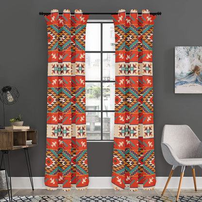 Geometric Native Navajo Print Curtain