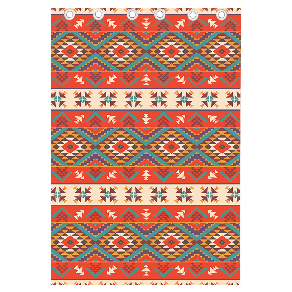 Geometric Native Navajo Print Curtain