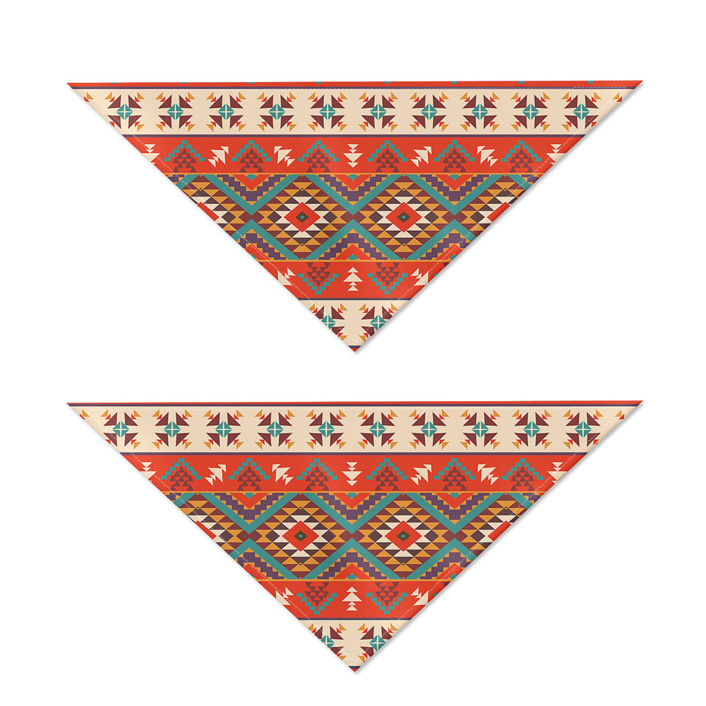 Geometric Native Navajo Print Dog Bandana