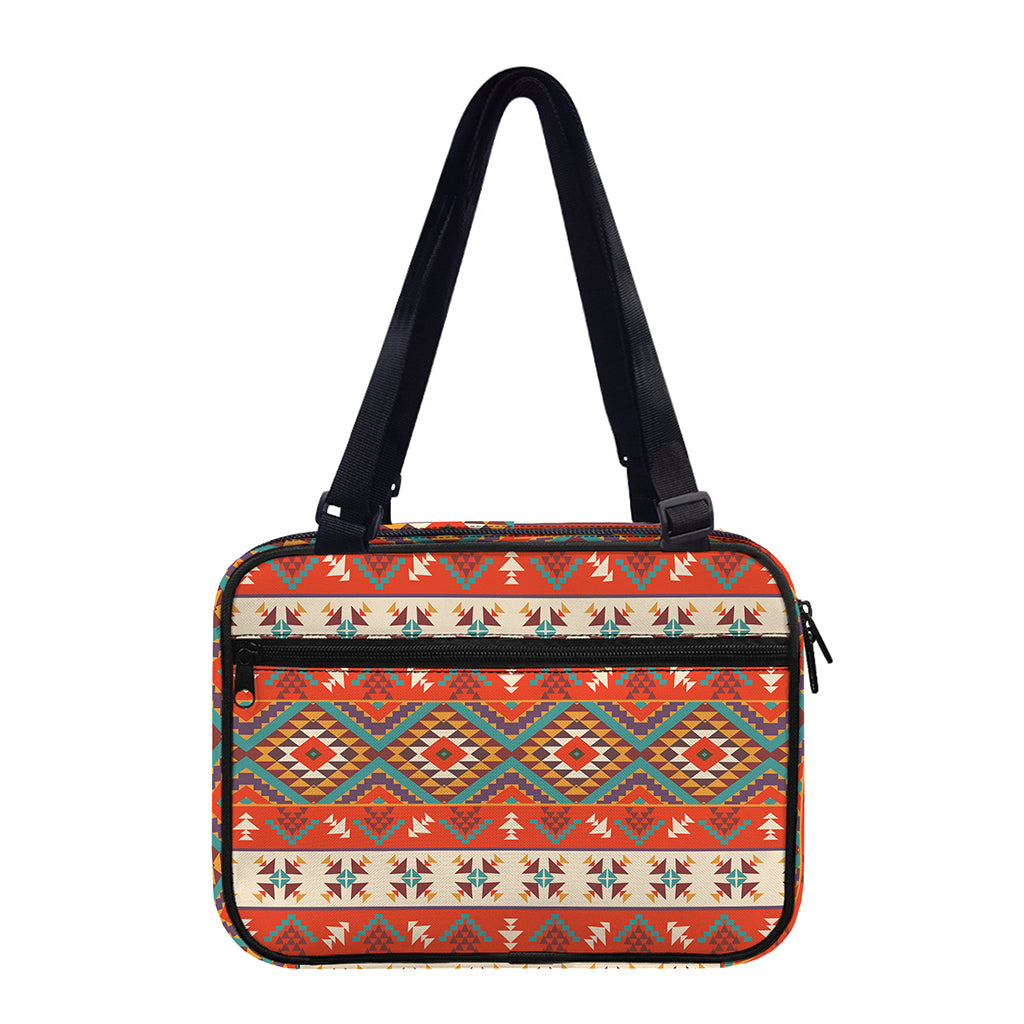 Geometric Native Navajo Print Double Strap Bible Bag