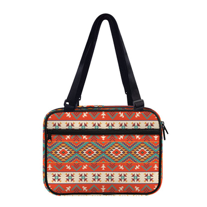 Geometric Native Navajo Print Double Strap Bible Bag