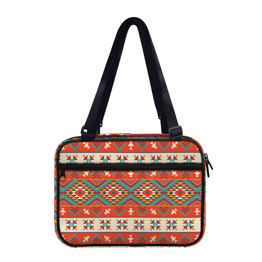 Geometric Native Navajo Print Double Strap Bible Bag