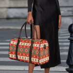 Geometric Native Navajo Print Duffle Bag