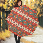 Geometric Native Navajo Print Foldable Umbrella