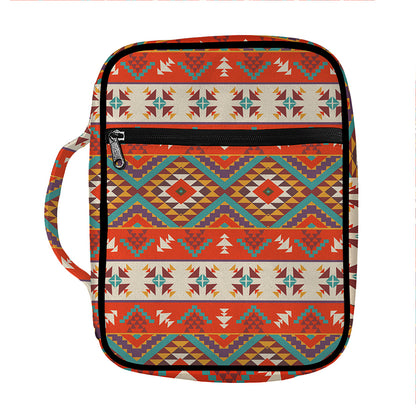 Geometric Native Navajo Print Front Pocket Bible Bag