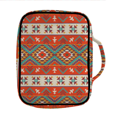 Geometric Native Navajo Print Front Pocket Bible Bag