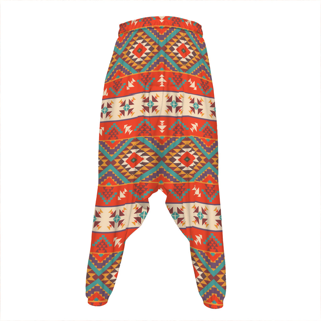 Geometric Native Navajo Print Hammer Pants