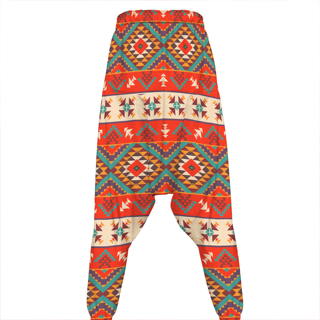 Geometric Native Navajo Print Hammer Pants