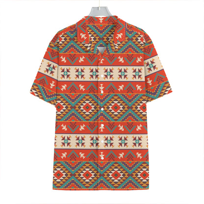 Geometric Native Navajo Print Hawaiian Shirt