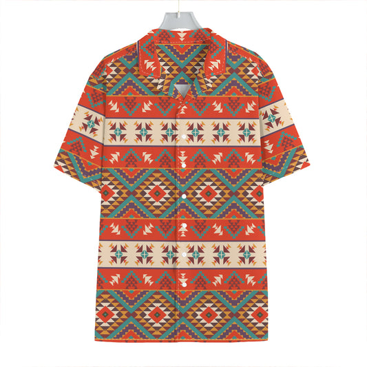 Geometric Native Navajo Print Hawaiian Shirt
