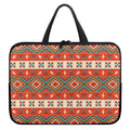 Geometric Native Navajo Print Laptop Sleeve With Handle