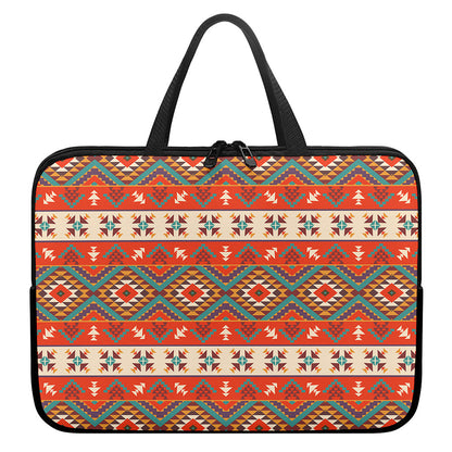 Geometric Native Navajo Print Laptop Sleeve With Handle