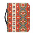 Geometric Native Navajo Print Leather Bible Cover