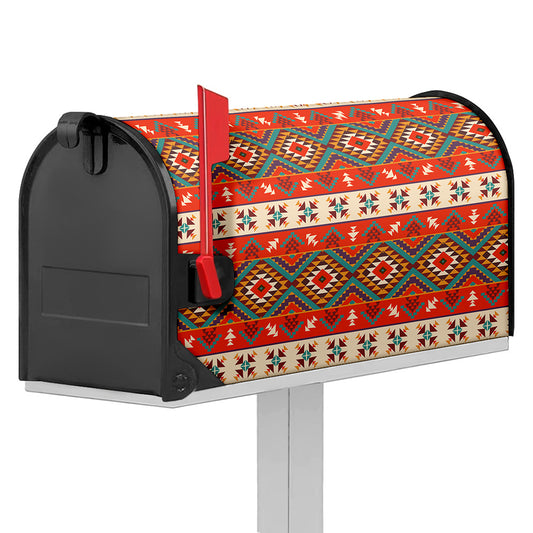 Geometric Native Navajo Print Mailbox Cover