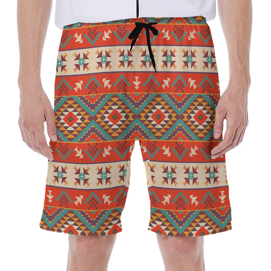 Geometric Native Navajo Print Men's Beach Shorts