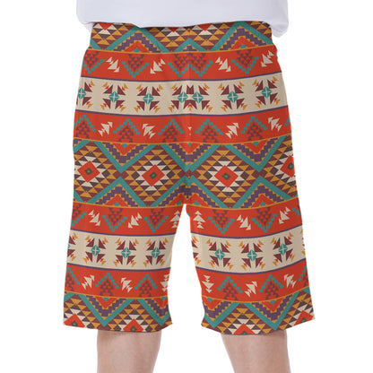 Geometric Native Navajo Print Men's Beach Shorts