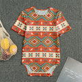Geometric Native Navajo Print Men's Bodysuit