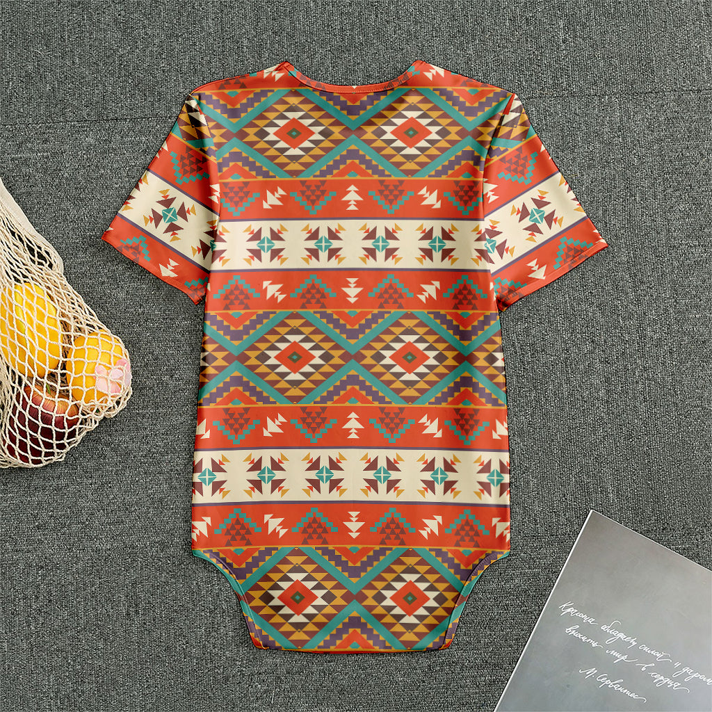 Geometric Native Navajo Print Men's Bodysuit
