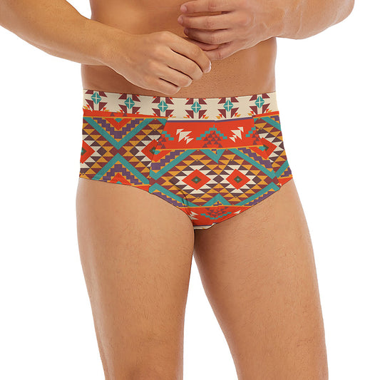 Geometric Native Navajo Print Men's Briefs