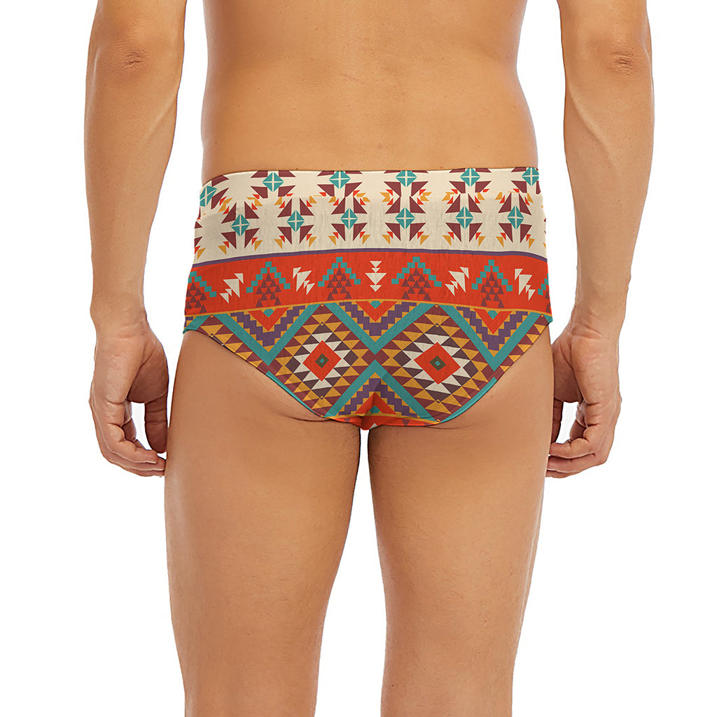 Geometric Native Navajo Print Men's Briefs