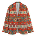 Geometric Native Navajo Print Men's Cotton Blazer