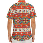 Geometric Native Navajo Print Men's Deep V-Neck Shirt