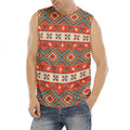 Geometric Native Navajo Print Men's Fitness Tank Top