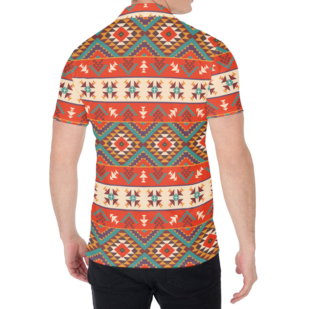 Geometric Native Navajo Print Men's Shirt