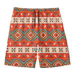 Geometric Native Navajo Print Men's Swim Trunks