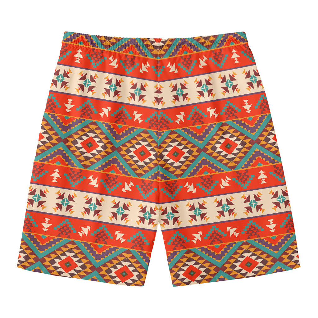 Geometric Native Navajo Print Men's Swim Trunks