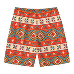 Geometric Native Navajo Print Men's Swim Trunks