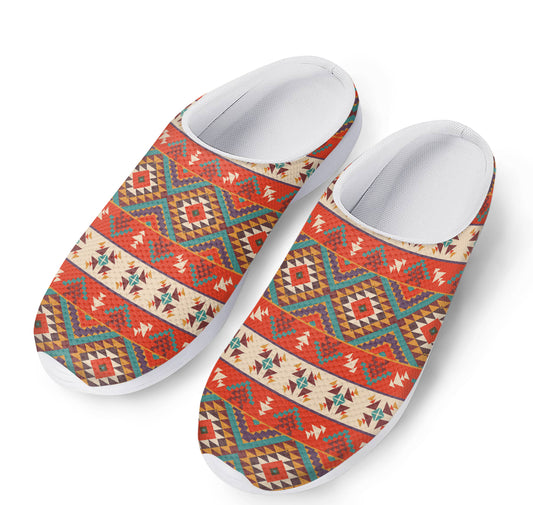 Geometric Native Navajo Print Mesh Casual Shoes