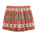 Geometric Native Navajo Print Mesh Shorts