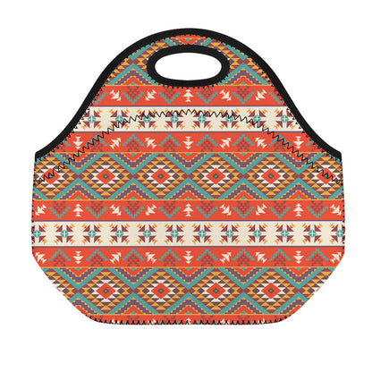 Geometric Native Navajo Print Neoprene Lunch Bag