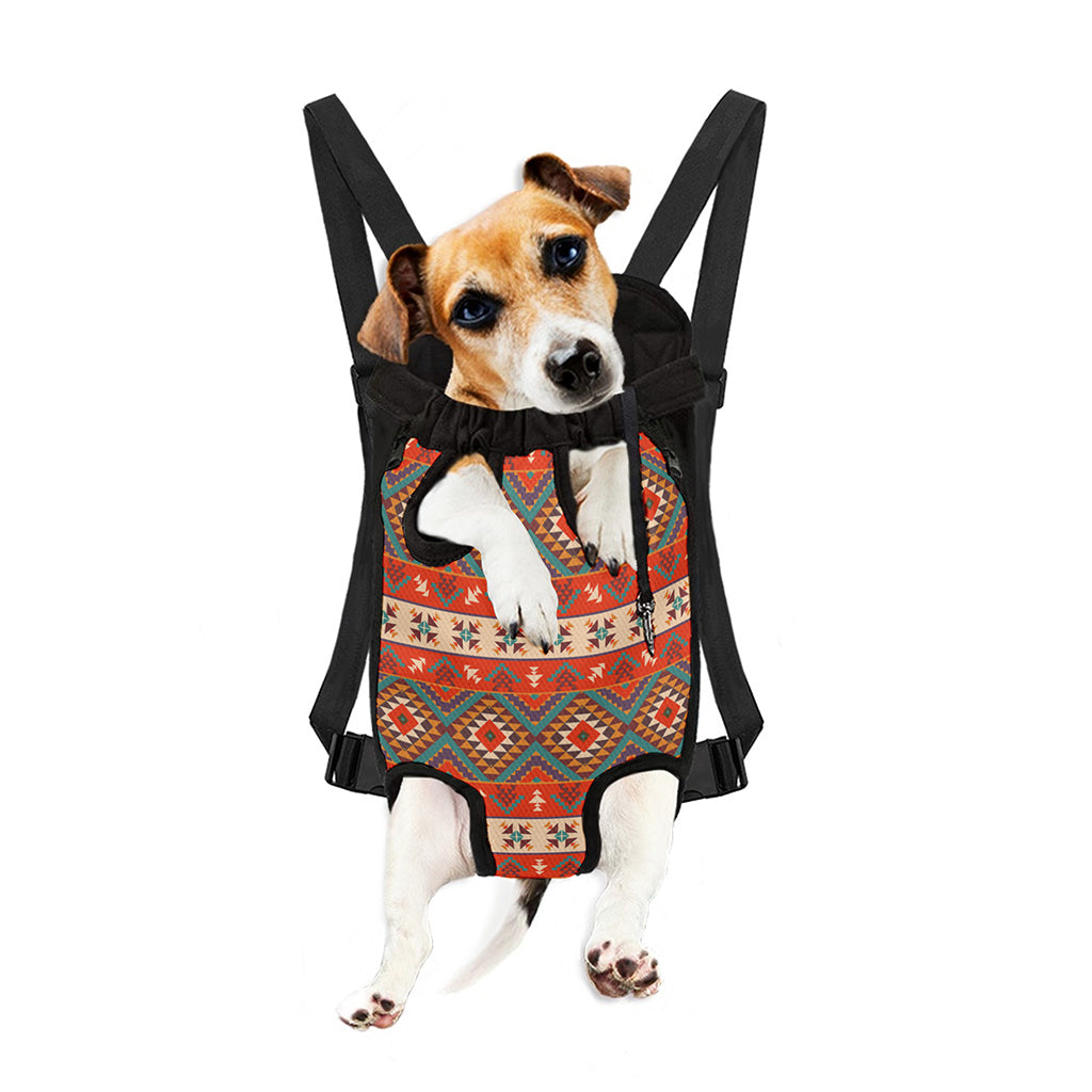 Geometric Native Navajo Print Pet Carrier Backpack