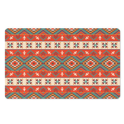 Geometric Native Navajo Print Polyester Doormat