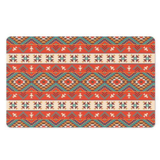 Geometric Native Navajo Print Polyester Doormat