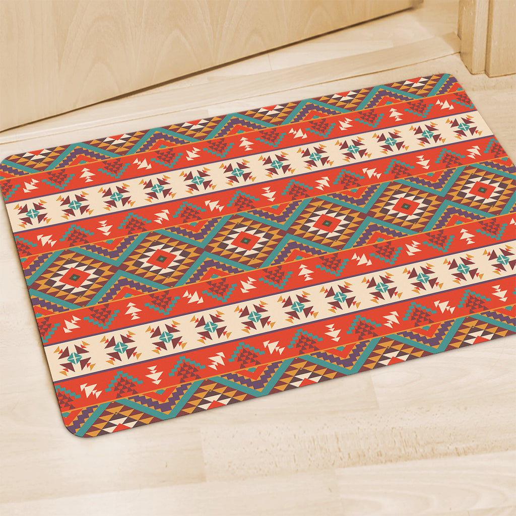 Geometric Native Navajo Print Polyester Doormat