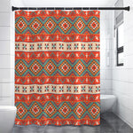 Geometric Native Navajo Print Premium Shower Curtain