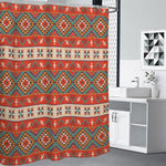 Geometric Native Navajo Print Premium Shower Curtain