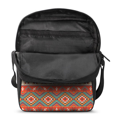 Geometric Native Navajo Print Rectangular Crossbody Bag
