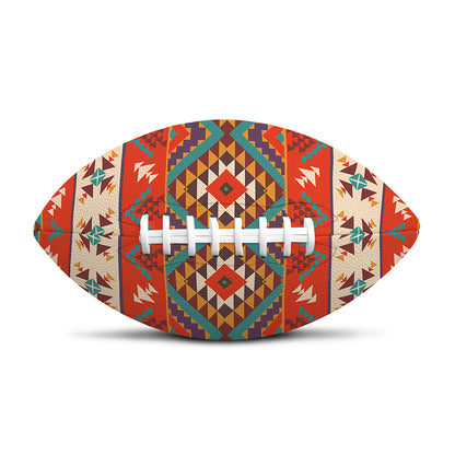 Geometric Native Navajo Print Rugby Ball