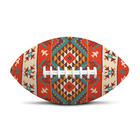 Geometric Native Navajo Print Rugby Ball