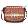 Geometric Native Navajo Print Saddle Bag