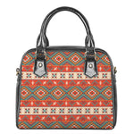 Geometric Native Navajo Print Shoulder Handbag